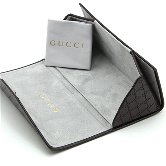 Gucci eye-ware Tri-folding case w/ cleaning cloth - Picture 4 of 9